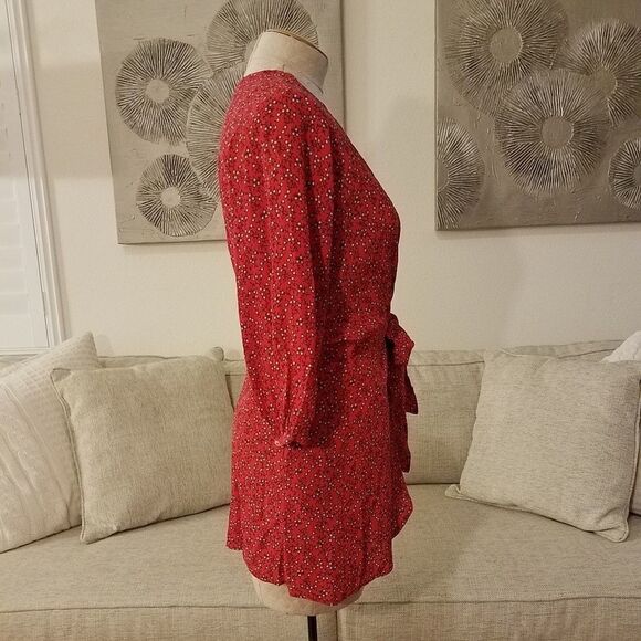 Free People Clara Floral Tunic/Dress sz Small - Picture 4 of 8